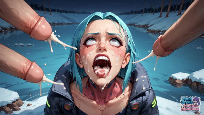 Mind Break Hentai Madness: Orgasm cu glugă roșcată în Snowy Peaks