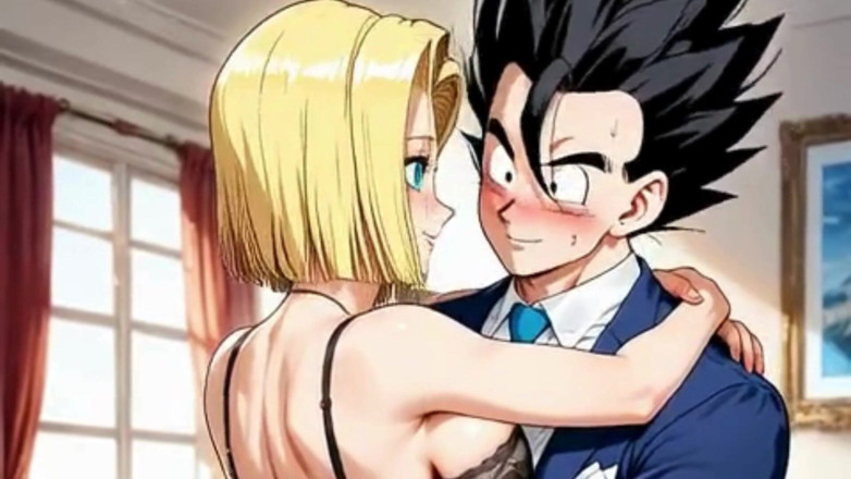 Waifu hentai narrated: Fanfic-android18 günlük hayatta sürtük küçük bir kaltak