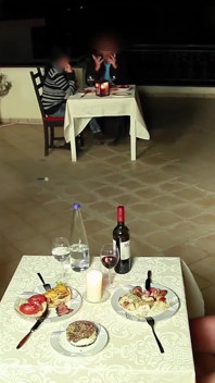 Public Extreme! Hot Licking and Fucking Orgy in a Restaurant