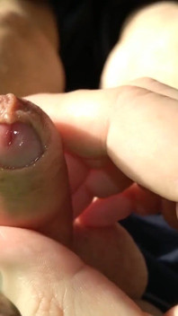 Christmas Day and My Small Juicy Foreskin Cock Wants Out