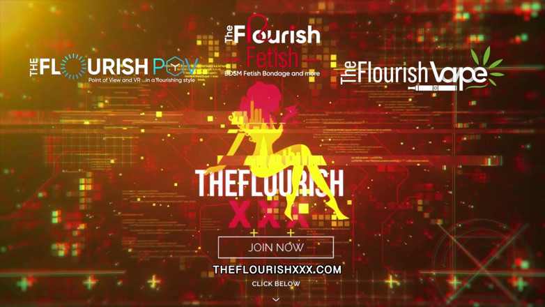 The Flourish XXX: Strip-poker-spiel wird zu entleerenden bällen zu dritt mit Queen Rogue