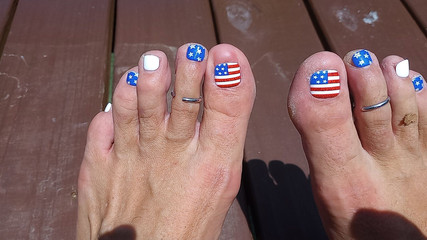 Midsouth Foot Fetish: Демонструю мій новий педикюр
