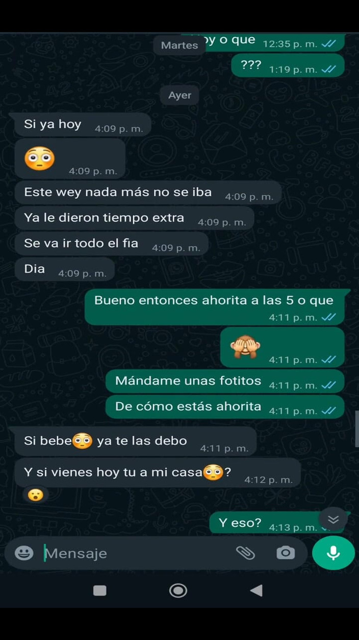 Mexicasero: Whatsapp Chat s mojí nevěrnou sousedkou prodávanou za oblečení