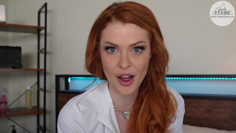 Andre Stone: Sexy Redhead College Co-ed Seduces Her Tutor