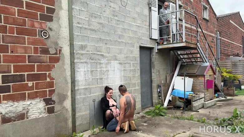 Horus X: French MILF Ellie Bymer Fucks a Stud Outside While Her...