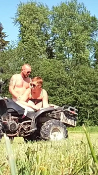 Sex with Stepmom on Bike
