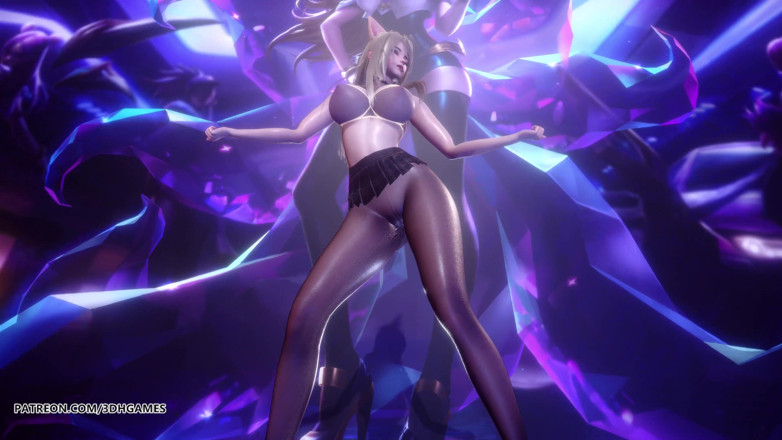 3D-Hentai Games: [MMD] Sistar - menggoncangkannya liga striptis seksi legenda Kda Korea