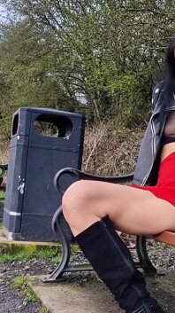 Outdoor Nudity with No Panties so You Can See My Pussy and Peeing