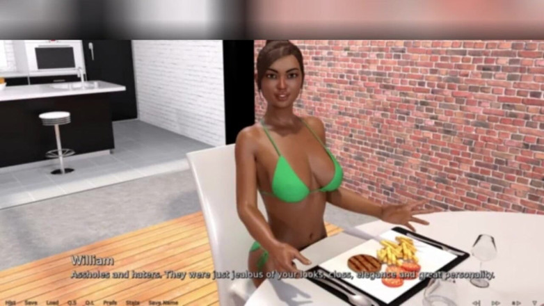 3DXXXTEEN2 Cartoon: Scrubmi la schiena, scuote il mio mondo. Sesso cartone porno 3D