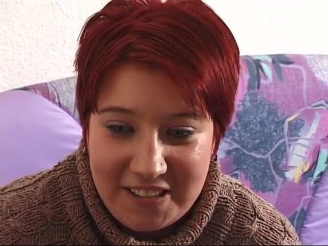 German Classic Porn videos: Annegret 24，德国胖美女家庭主妇试镜