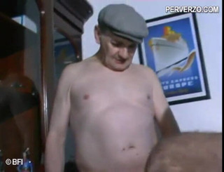 Experienced Men in Control: Busty blonde rammed by her boyfriend and old gardener