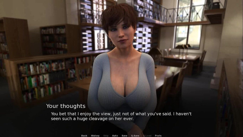 Dirty GamesXxX: 대학 기숙사: 거대한 젖탱이의 사서 밀프 - ep. 3