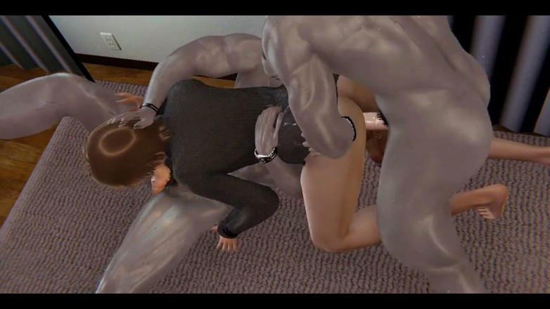 Yaoitube: Yaoi -erik Femboy Having Sex with Two Bara Boys