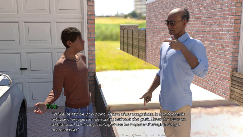 Dirty GamesXxX: Tři panely: Paroháč chce pikantní up sexuální život se svou ženou - epizoda 3