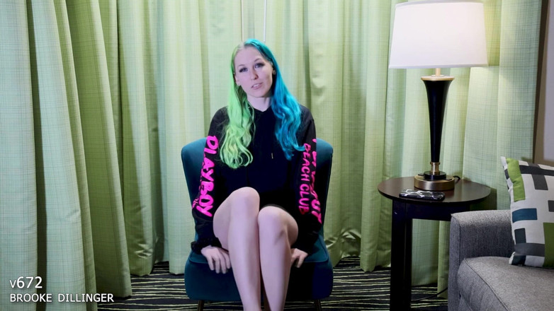Brooke Dillinger: V672 Watching You Stretch Your Ass