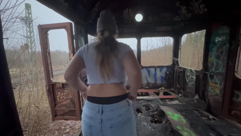 Maja Meer: He and I in the Abandoned Place... and My T-shirt...
