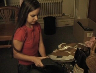 Flash Model Amateurs: Cute teen has fun while being interviewed