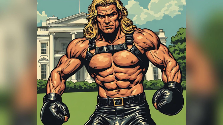 Erotic Man: Komiksové umění bojovníka na trávníku Bulge