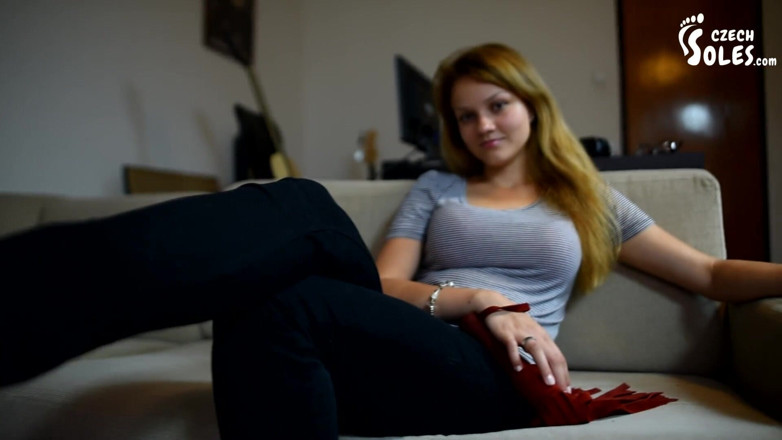 Czech Soles - foot fetish content: Megan and Madam Cat training their foot slave