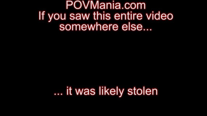 POV Mania: Stassi Sinclair POV hot cocksucking!