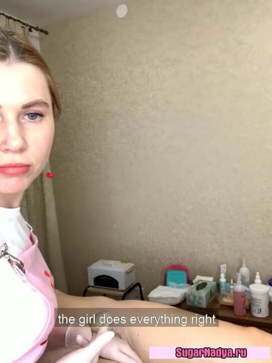 SugarNadya: Videolektion über tiefe bikini-enthaarung für schöne muschi