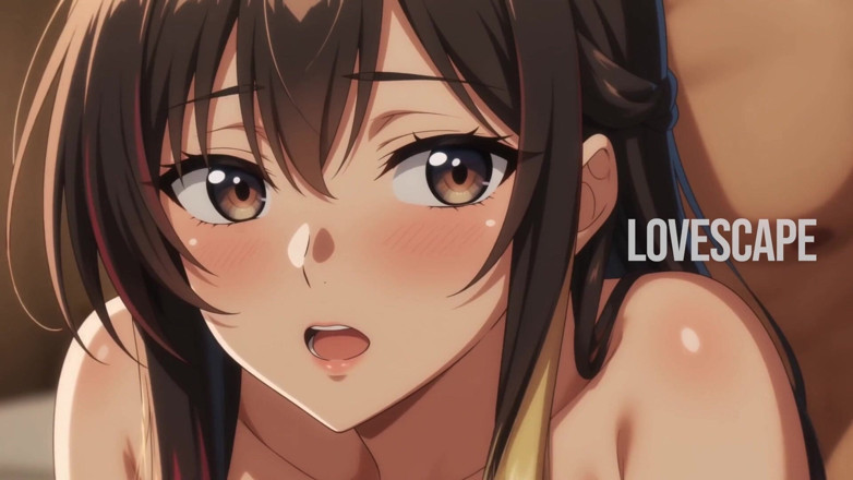 Lovescape: Hentai Babe Craves Big Cock From Real Man (ai)