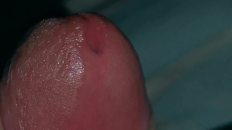 SEXY_GUYBEST: Very Close-up of an Over-excited Penis and Streams of Pre-cum!