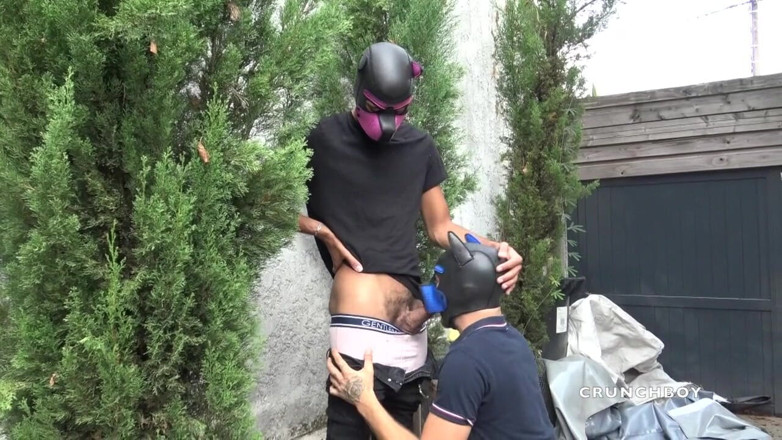 Ass Twink destroyed by older: Amoing Exhib com meninos Inpuppy fodendo em pêlo no jardim