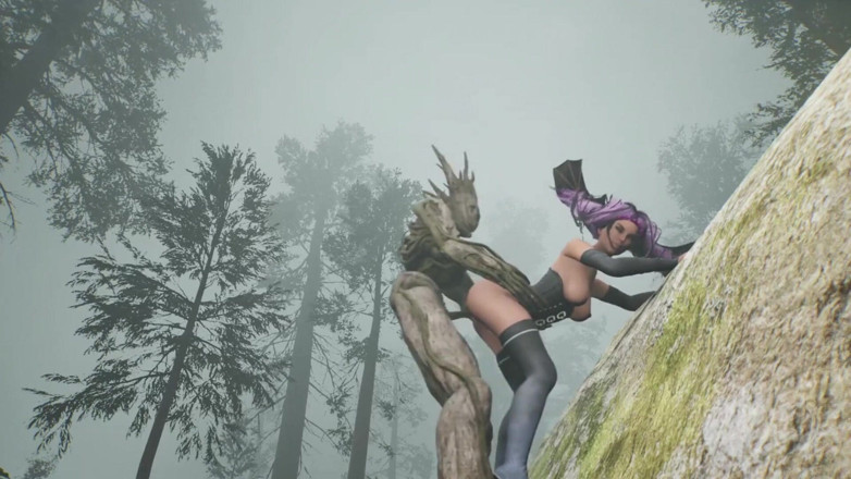 Wraith ward: Raksasa pokok mengongkek penyihir