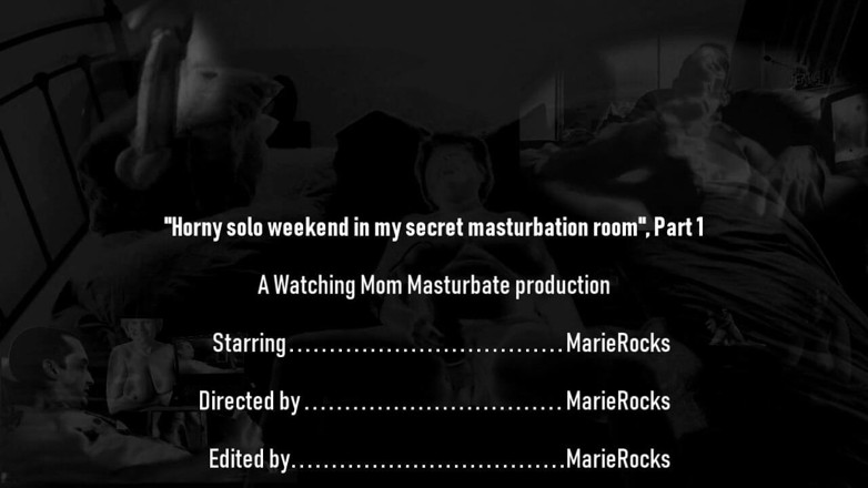 MarieRocks: 私の秘密のオナニールームでのムラムラした一人の週末、パート1