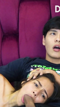 Part 2: Watching TV with My Stepsister Turns Into Her Sucking My Cock
