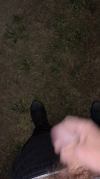 Jerk off Outdoors