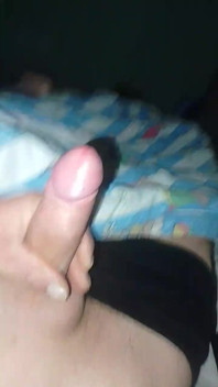 German Uncut Cock Masturbate After Work