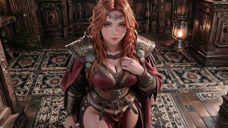 Seraphina Vale: Die epische Reise der roten königin! Kalte schönheit im gotischen...