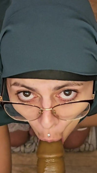 POV Sucking BBC Dildo