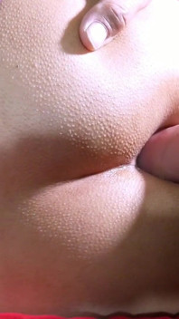 Closeup Anal of Cute Ass Pierced by Huge Dildo