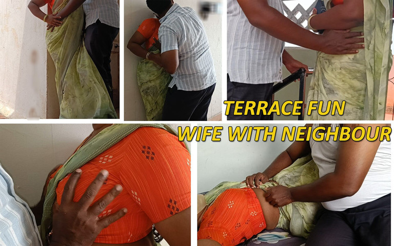 Terrace Fun - Wife Sex with Neighbour -1 (Luxmi wife)