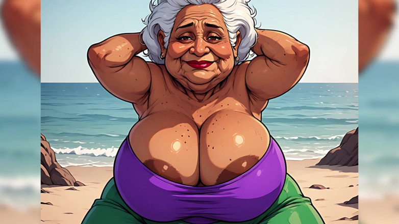 AI Porn: SSBBW kreslené Indky