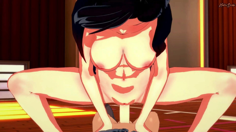 Hentai Smash: Lucy gets her pussy eaten before riding cock - Hentai.
