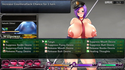 Cumming Gaming: Karryn's prison silent walkthough [PornPlay Hentai game] Ep.10 monster slime dick...