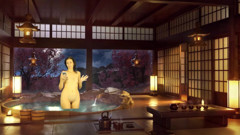 TheoryOfSex: Trest chcaní v koupelně. Nahé čtení. Japonská koupel. Julia V. Země.