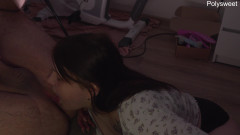 Polly Sweet: Její hranice jsou rozmazané - rimming a bukkake se slintáním