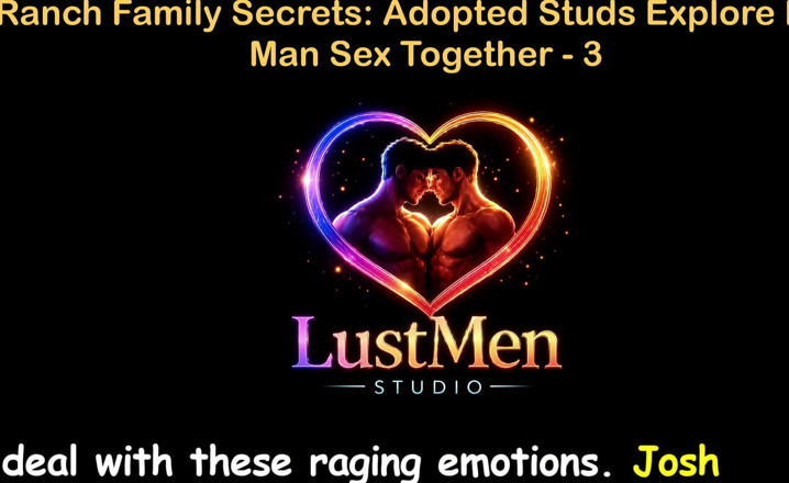 LustMen: 英語オーディオゲイセックスストーリー - ランチファミリーの秘密:養子の男たちが一緒に探求する生の男セックス - パート3