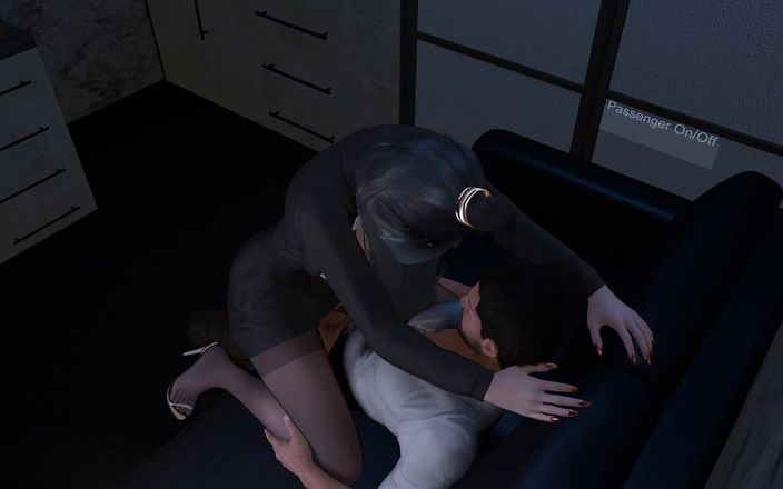 Why fuck so hard: 3D sexy šéfka nahá její mokrá kundička škádlí svého spolupracovníka