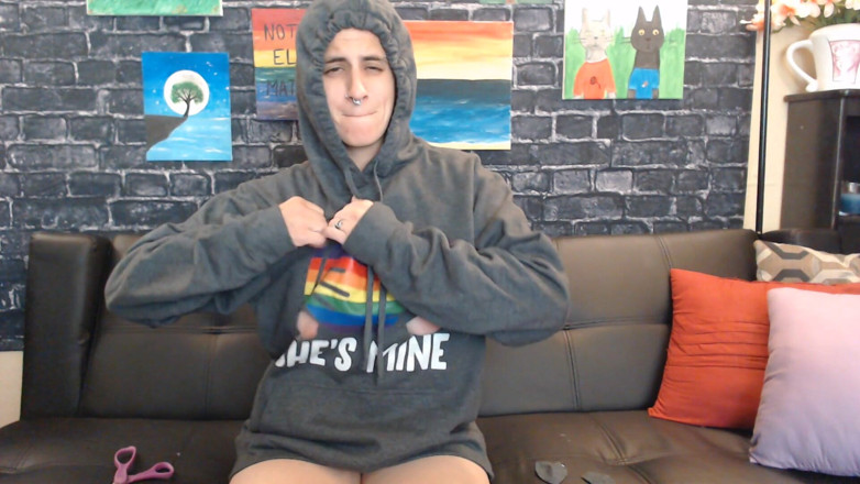 Abby Anna: Ripping up our other gay pride hoodie