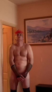 Old Man Masturbating