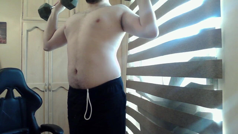 Himbo_Fox: Armăsar fierbinte musculoas pompe de fier