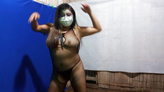 Martin13: 素人试镜！！拉丁女郎为自拍色情片准备她最好的姿势，但没有运气