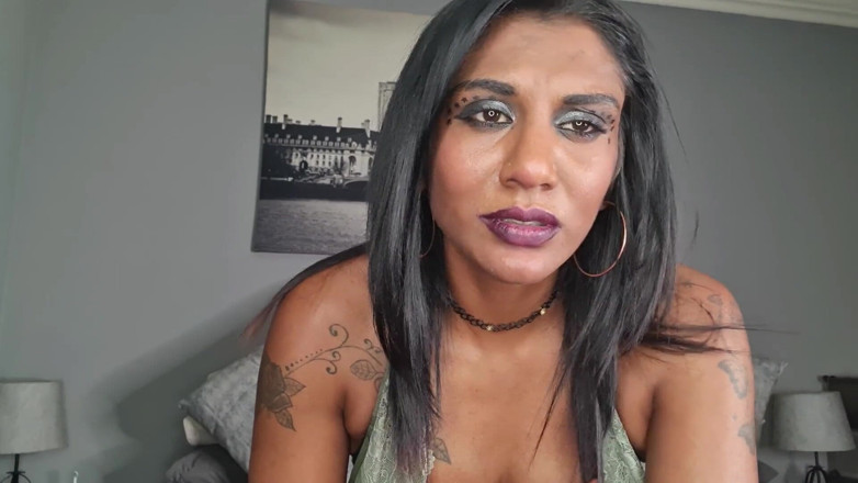 domslutfucker: Worthless Indian Slut Humiliates Herself, Dirty Talk Cum on Her...