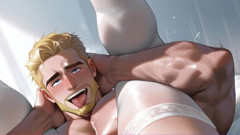 Blonde Trans Man with a Big Ass Getting Fucked in the Ass. Anime Hentai Yaoi Animation. thumbnail